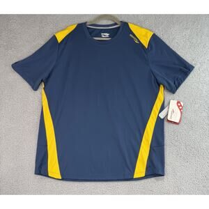 Saucony Shirt Mens Wicking Athletic Work Out Sports Polyester Stretch Size XL